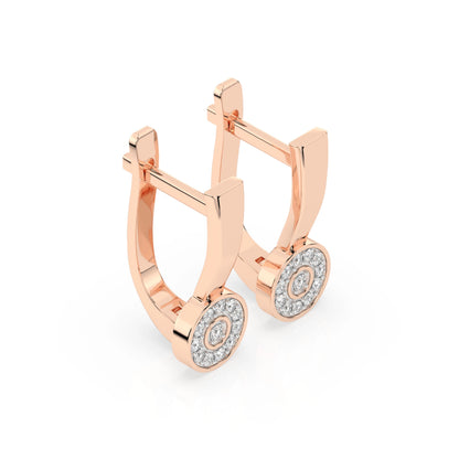 Illusion-Ohrringe (Rund), 0.13 ct — 102-10075