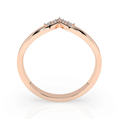 Minimalismus-Ring (Rund), 0.05 ct — 101-10161/2