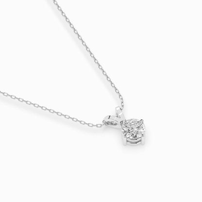 Solitär-Halskette (Rund), 0.4 ct — 104-10037(4.7)