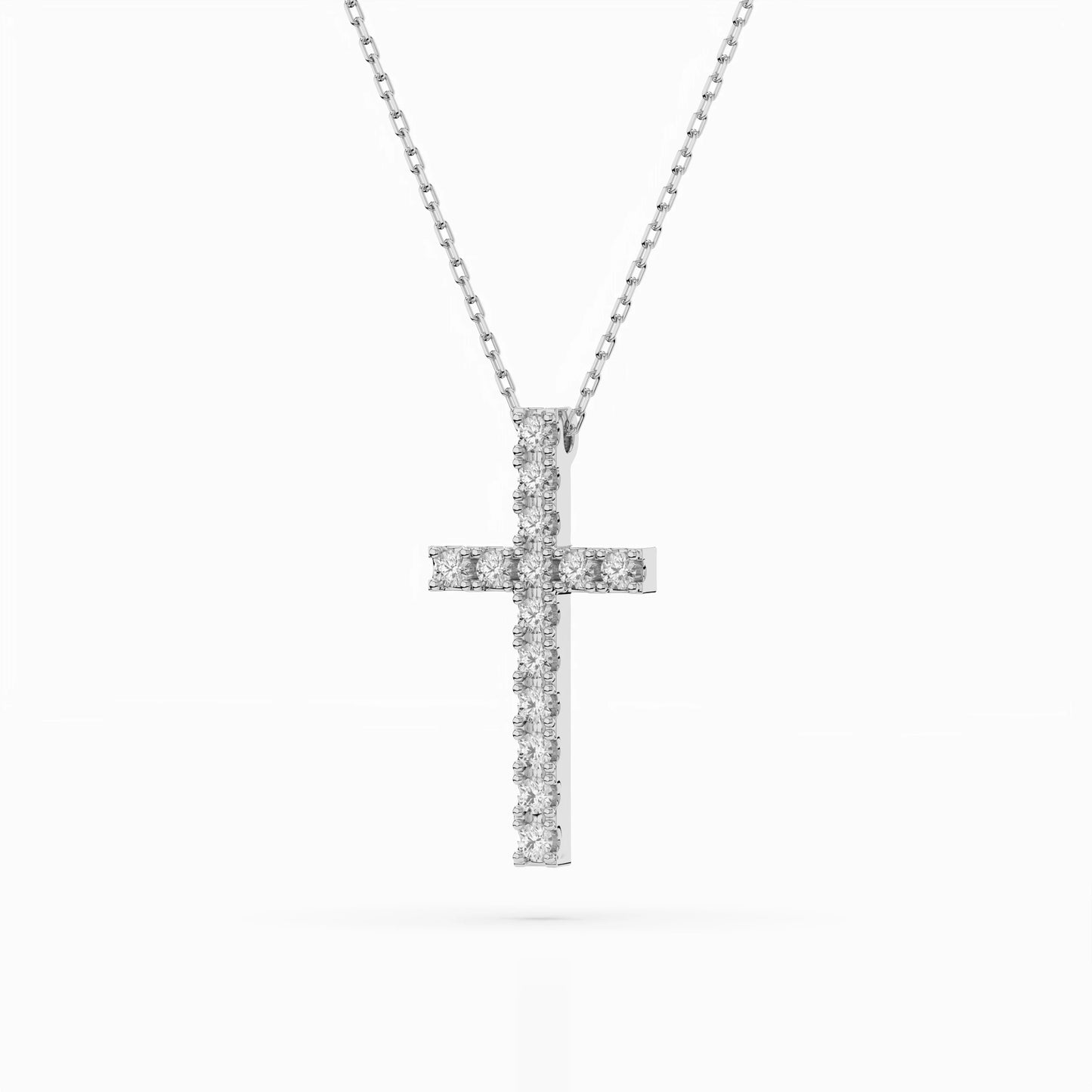 Minimalismus-Halskette (Rund), 0.2 ct — 104-10025