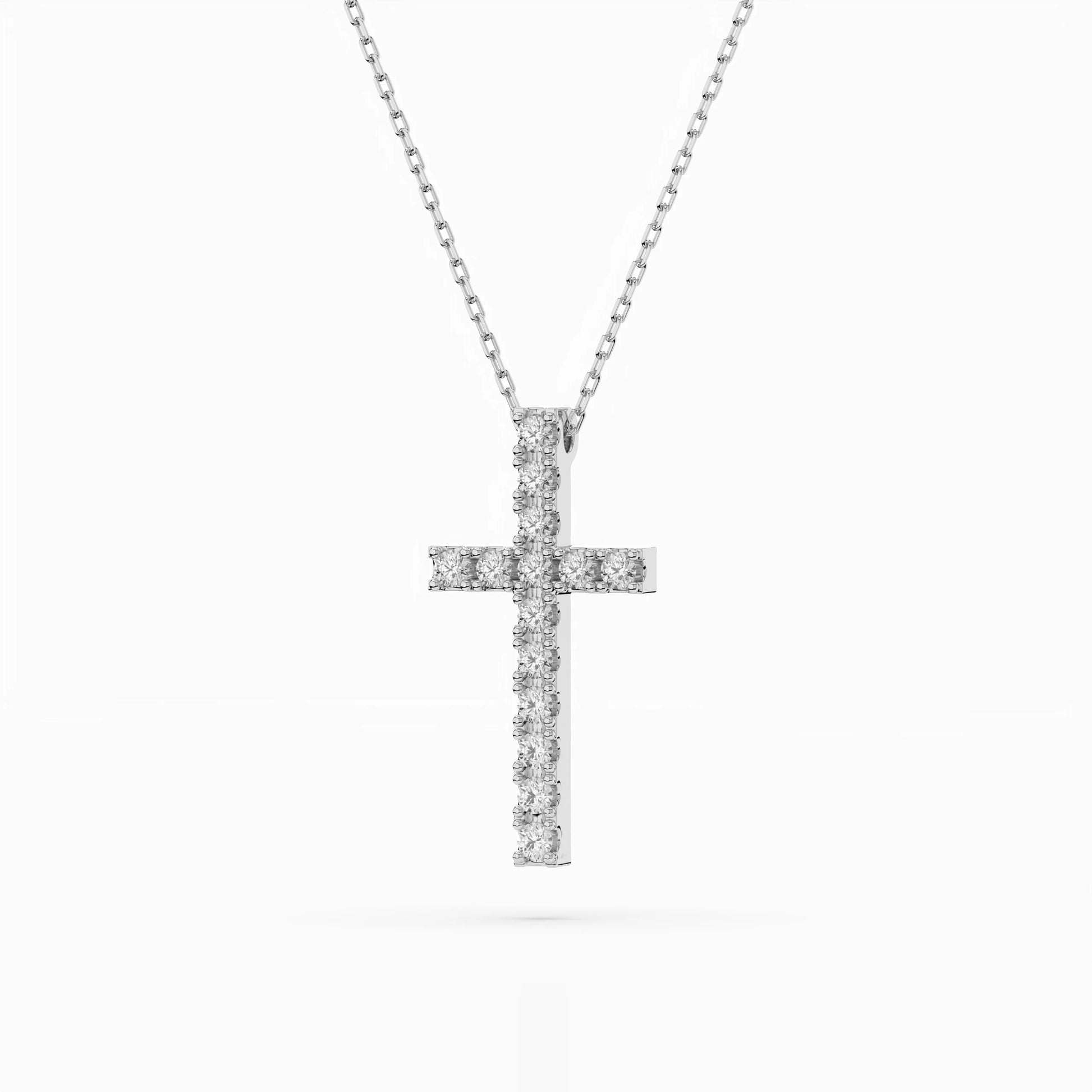 Minimalismus-Halskette (Rund), 0.2 ct — 104-10025