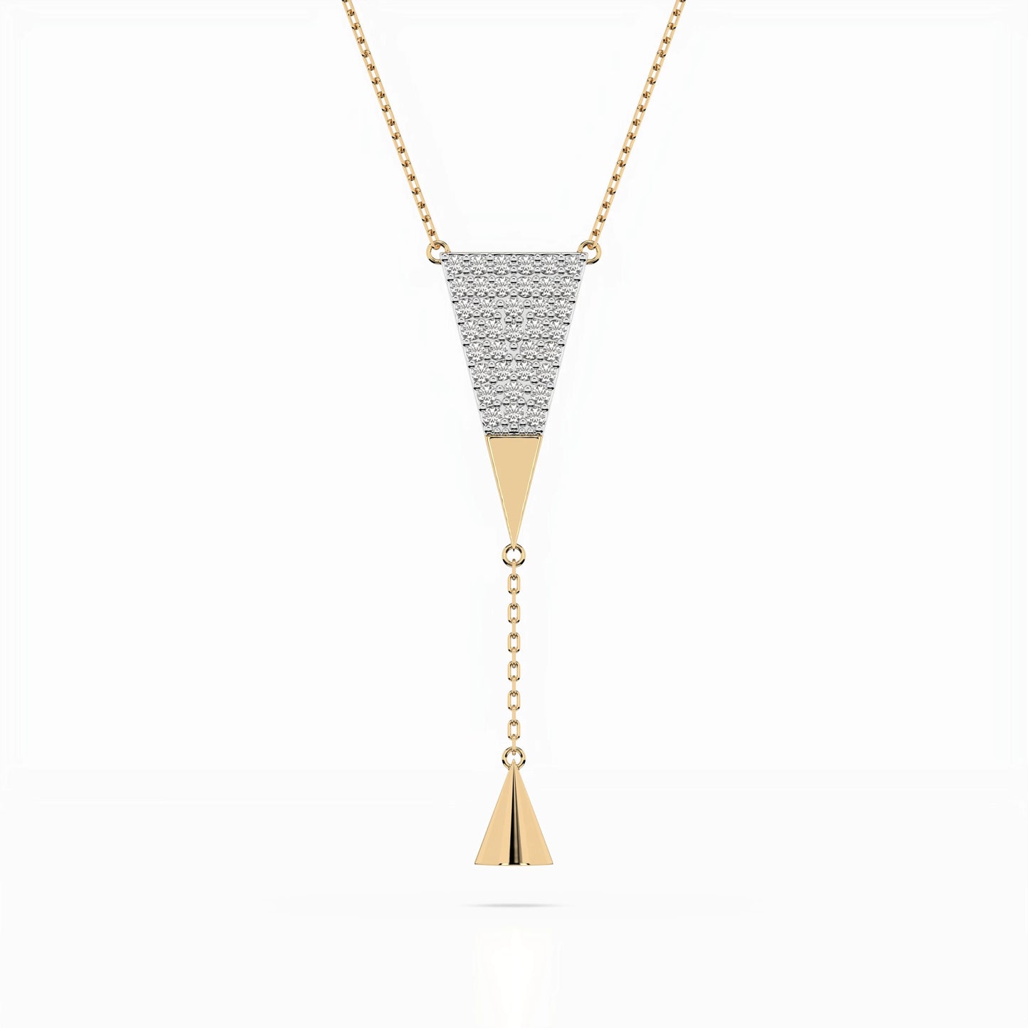 Minimalismus-Halskette (Rund), 0.22 ct — 104-10018