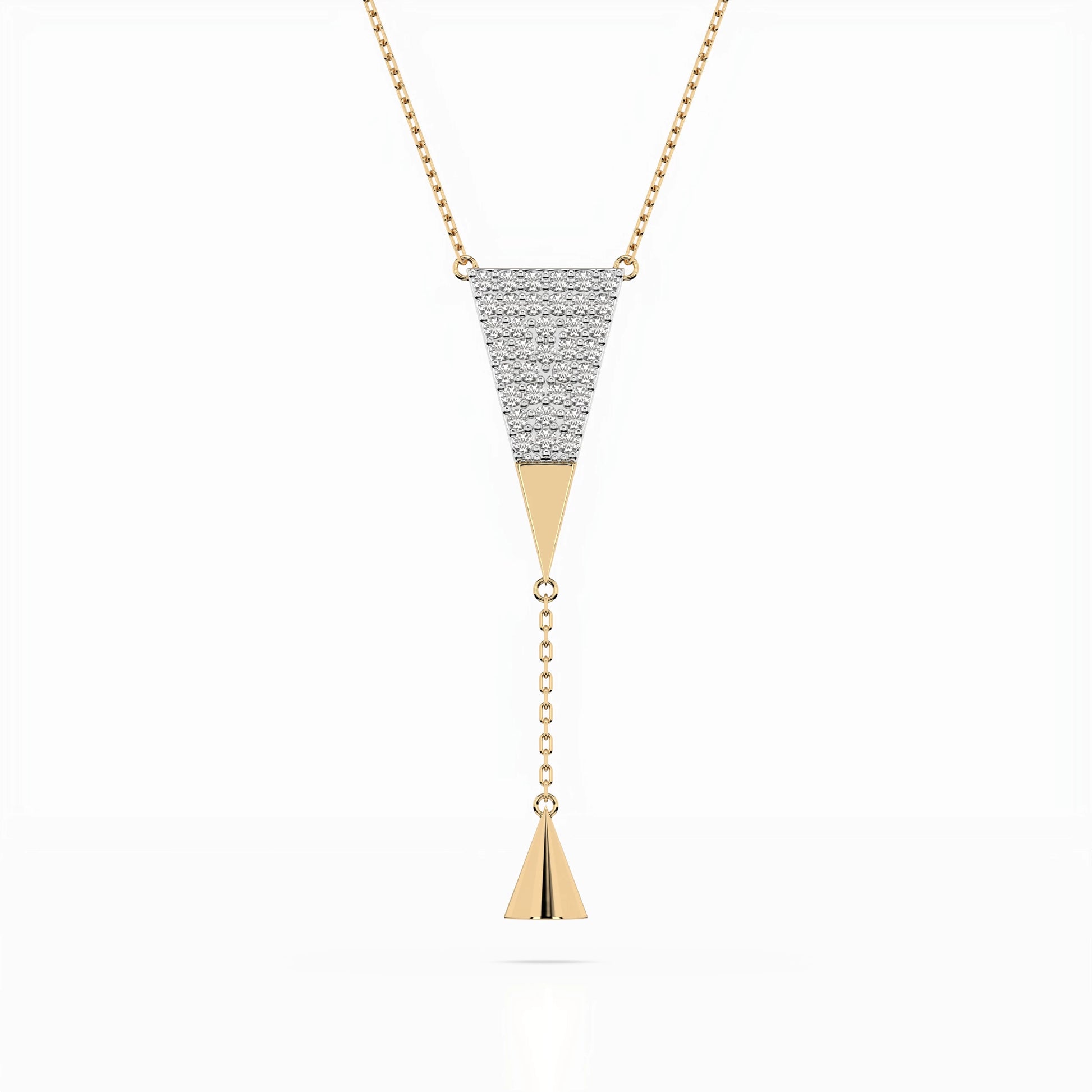 Minimalismus-Halskette (Rund), 0.22 ct — 104-10018