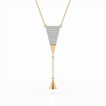 Minimalismus-Halskette (Rund), 0.22 ct — 104-10018