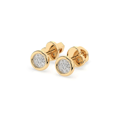 Illusion-Ohrringe (Rund), 0.08 ct — 102-10068