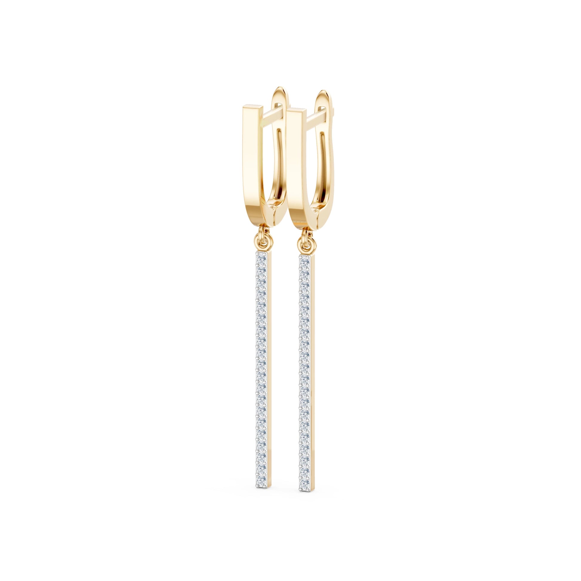 Minimalismus-Ohrringe, 0.24 ct — 102-10129/1