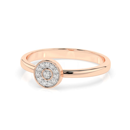 Illusion-Ring (Rund), 0.07 ct — 101-10075