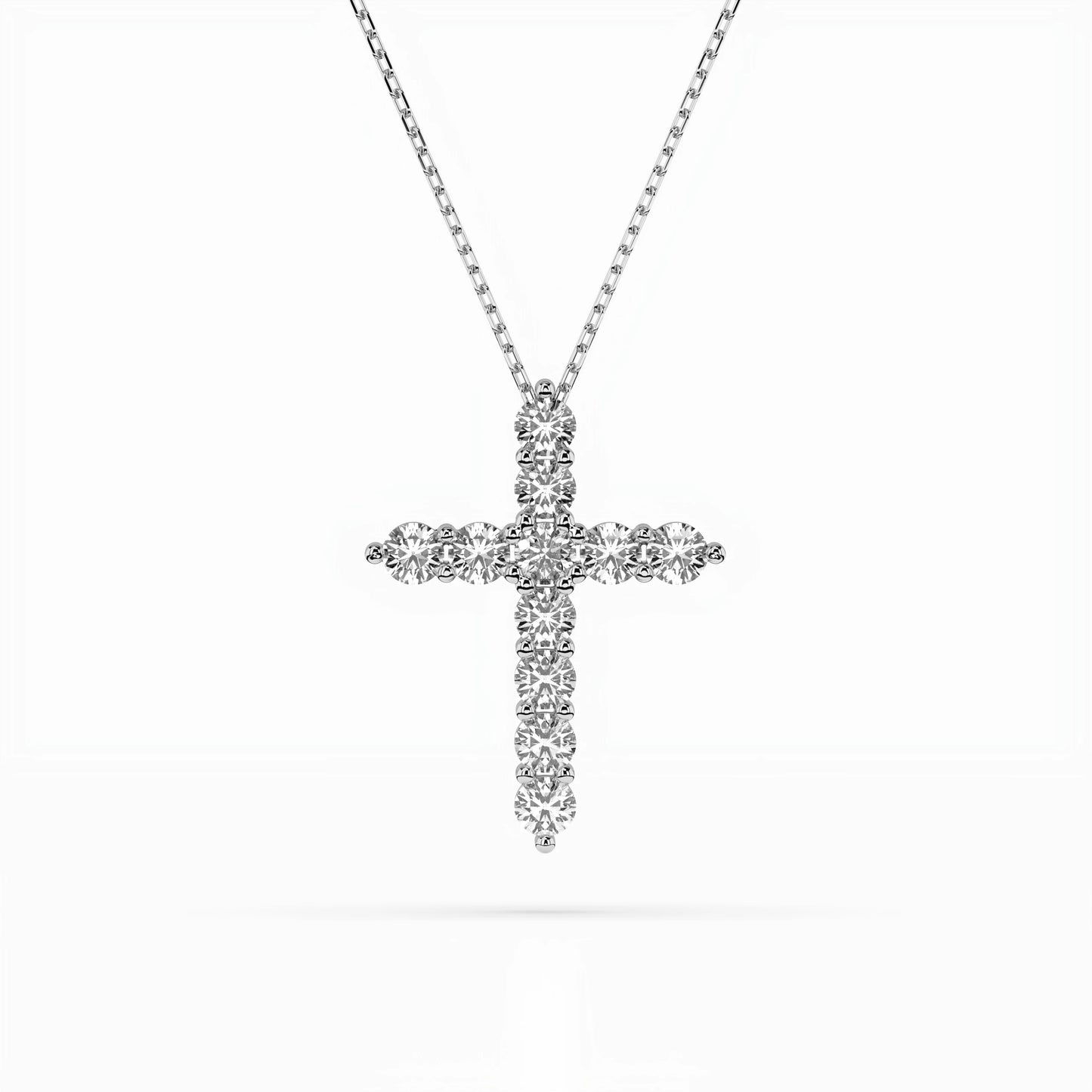 Minimalismus-Halskette (Rund), 1.1 ct — 104-10039(3.0)