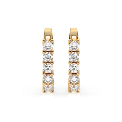 Eternity-Ohrringe (Rund), 0.6 ct — 102-10098(2.5)