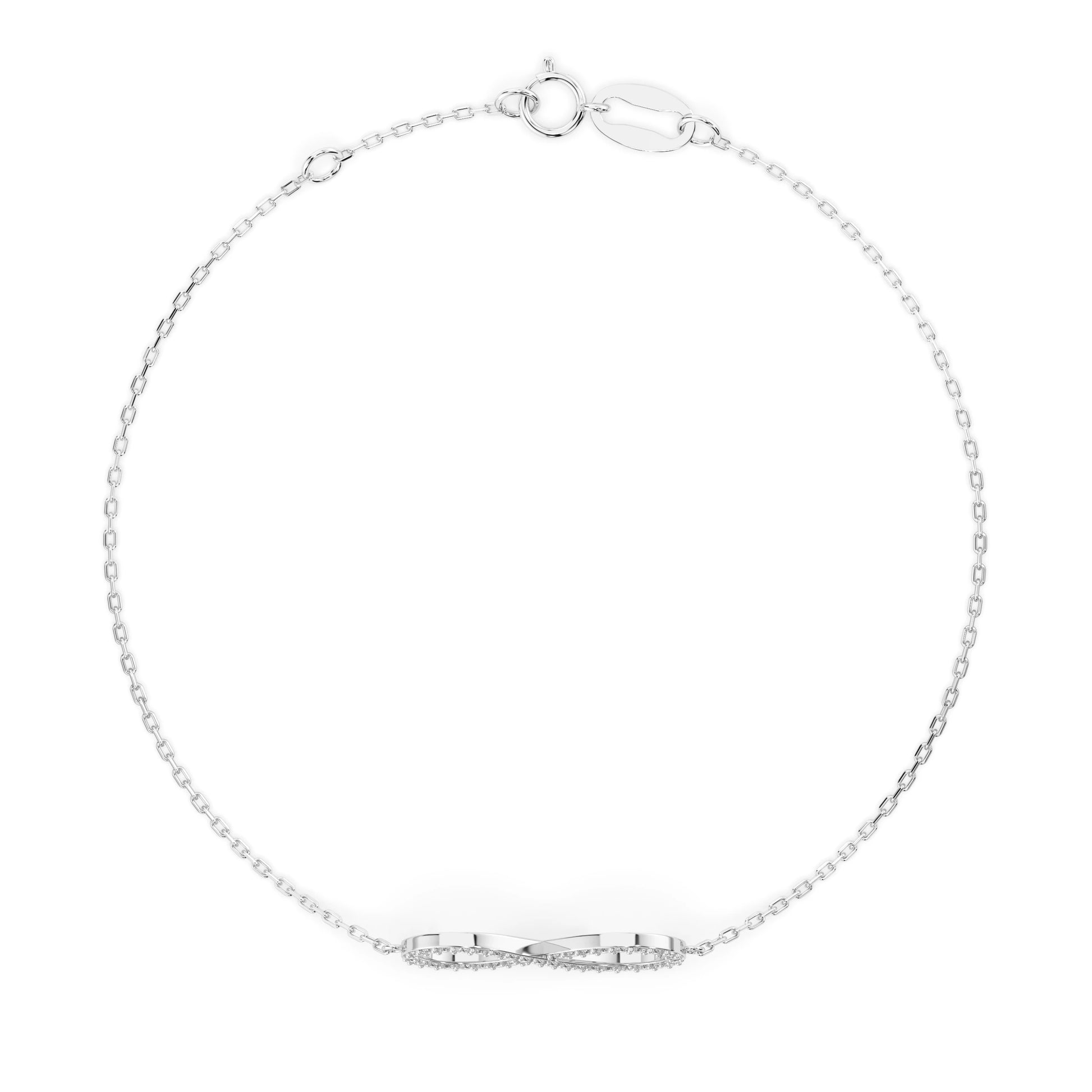 Minimalismus-Armband (Rund), 0.19 ct — 105-10006