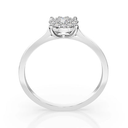 Solitär-Eternity-Ring (Rund), 0.1 ct — 101-10017/1(3.0)