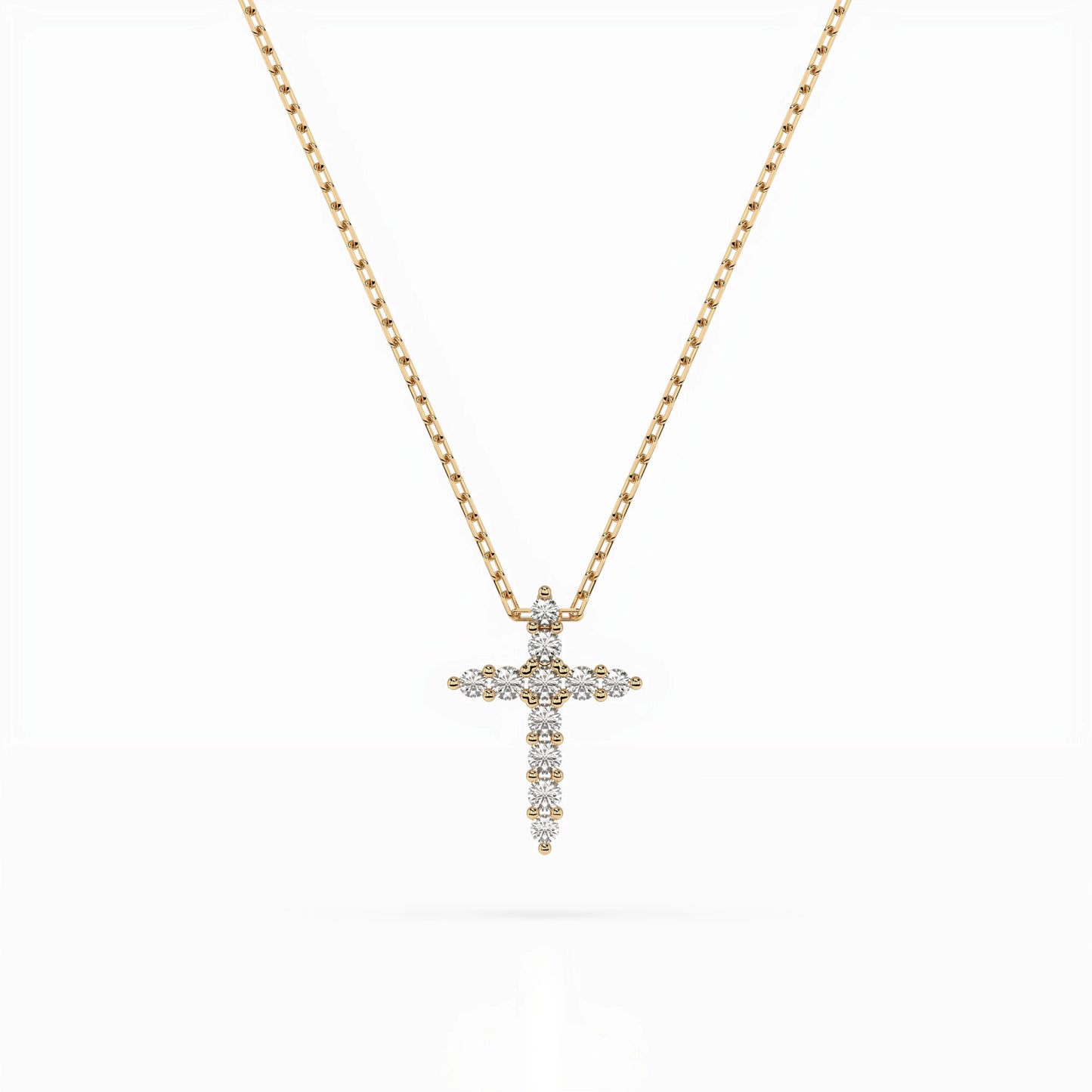 Minimalismus-Halskette (Rund), 0.07 ct — 104-10020