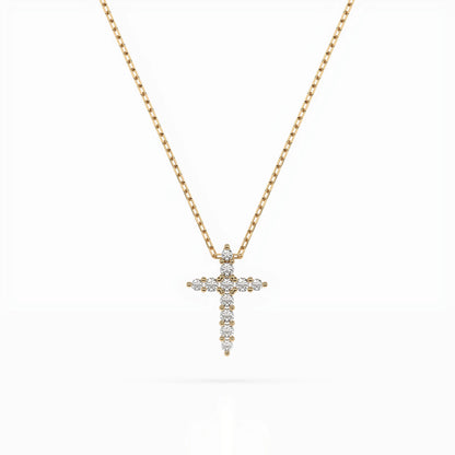 Minimalismus-Halskette (Rund), 0.07 ct — 104-10020