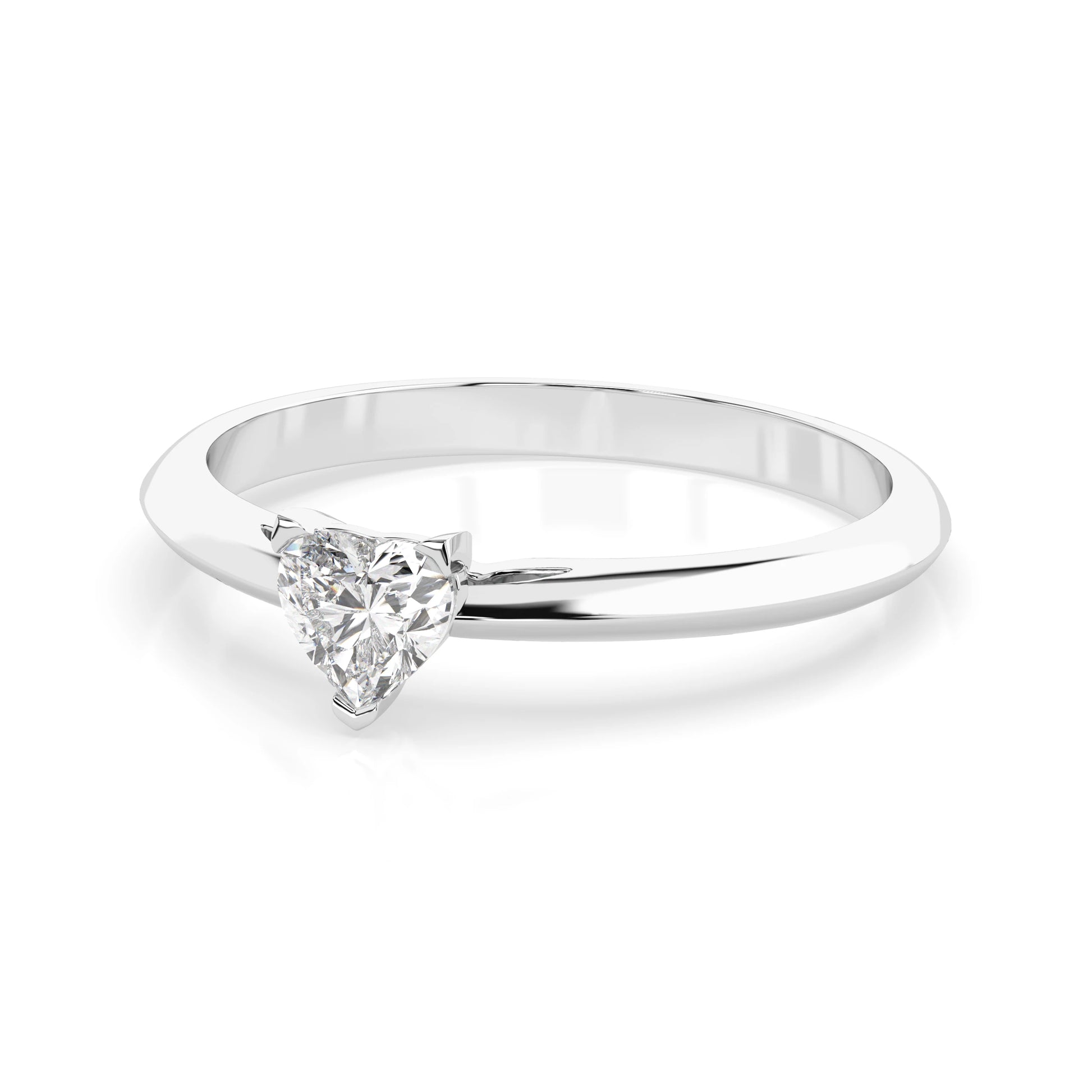Solitär-Ring (Herz), 0.3 ct — 101-10190(0.30)HRT