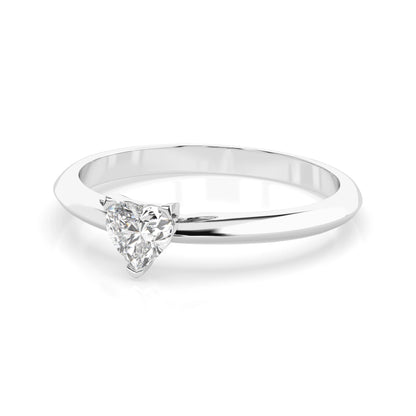 Solitär-Ring (Herz), 0.3 ct — 101-10190(0.30)HRT