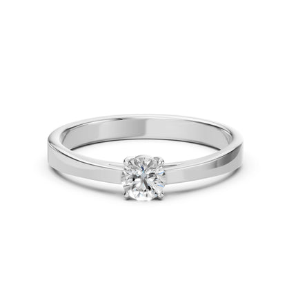 Solitär-Ring (Rund), 0.45 ct — 101-10012/1(4.8)