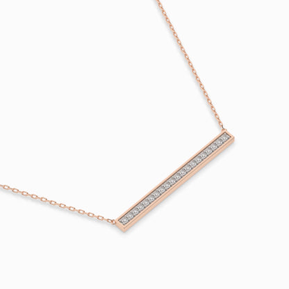 Minimalismus-Halskette (Rund), 0.12 ct — 104-10024