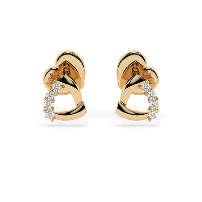 Minimalismus-Ohrringe (Rund), 0.05 ct — 102-10061
