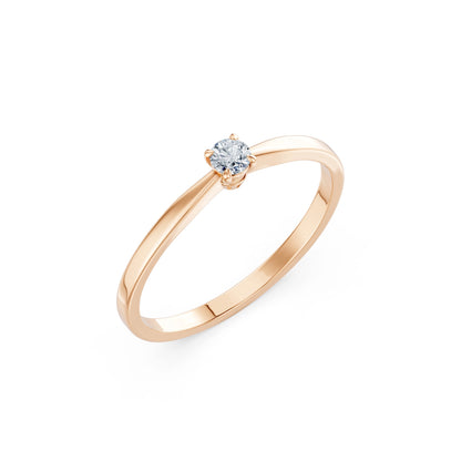 Solitär-Ring, 0.1 ct — 101-10116(3.0)