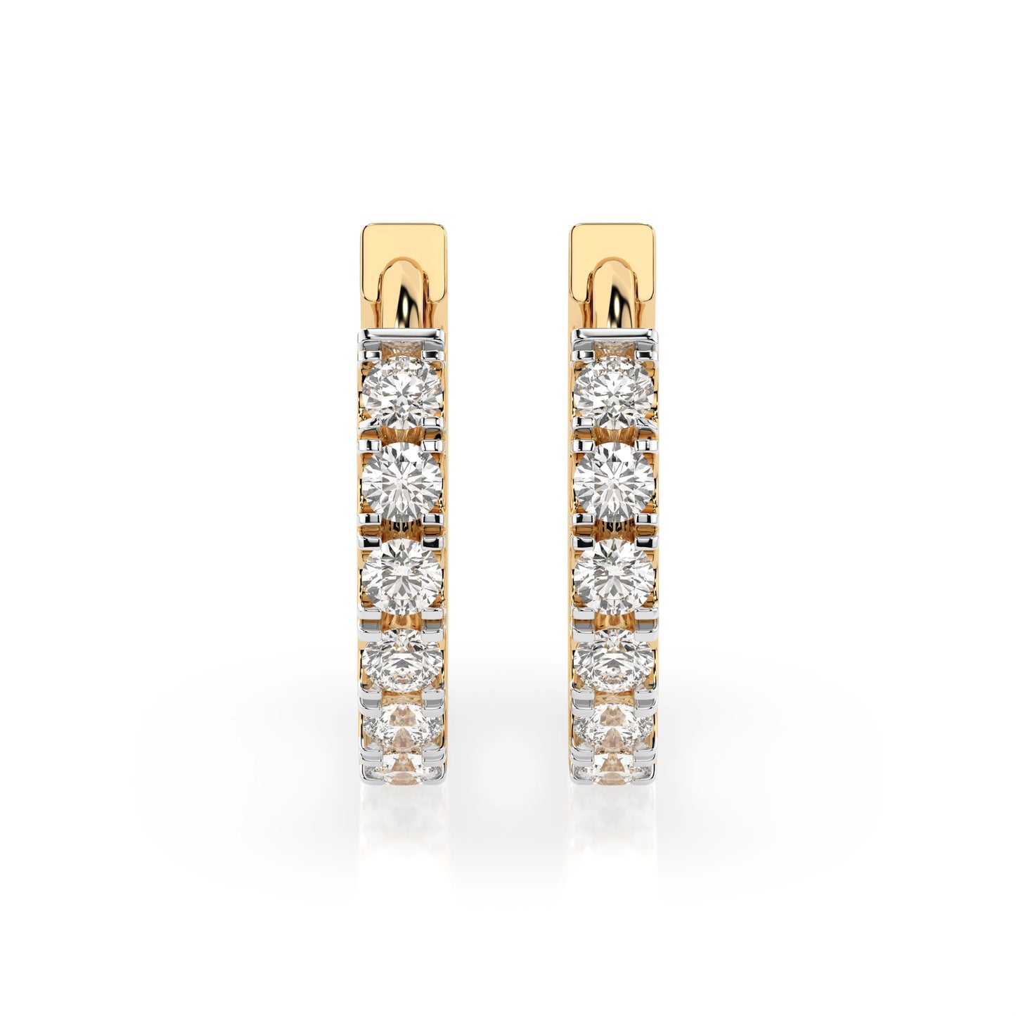 Eternity-Ohrringe (Rund), 0.42 ct — 102-10109(2.0)