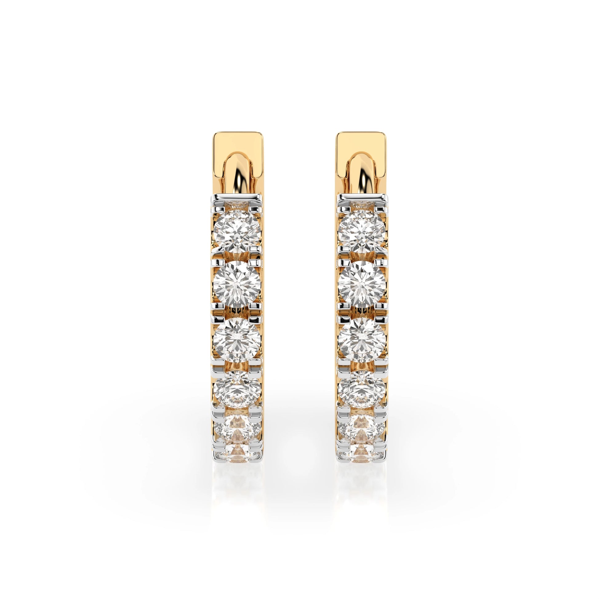 Eternity-Ohrringe (Rund), 0.42 ct — 102-10109(2.0)