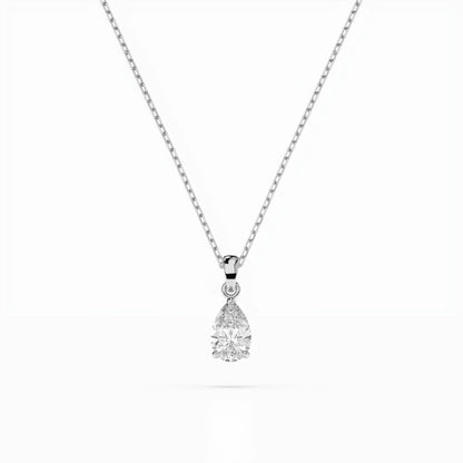 Solitär-Halskette (Tropfen), 0.3 ct — 104-10067(0.30)PAR