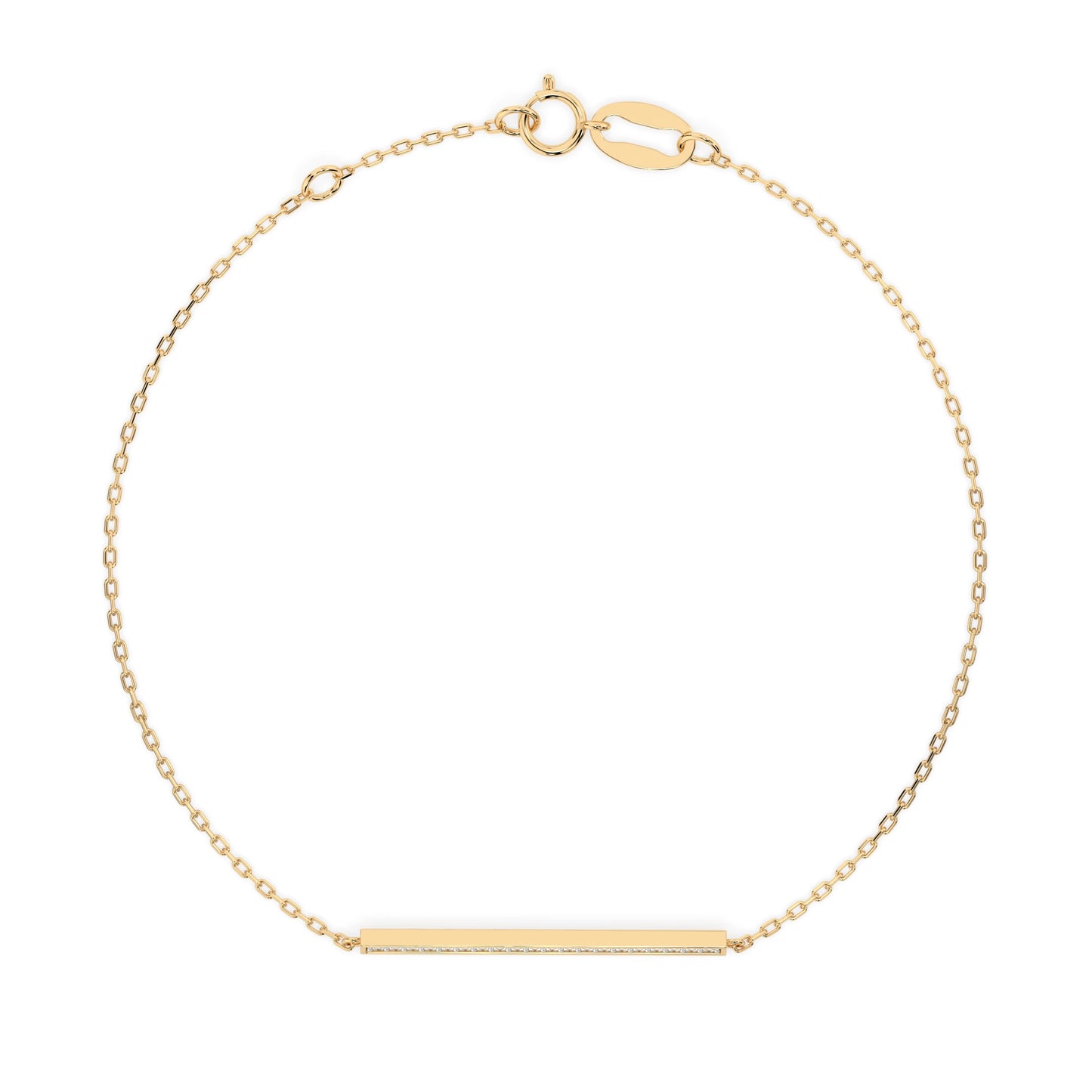 Minimalismus-Armband (Rund), 0.1 ct — 105-10017