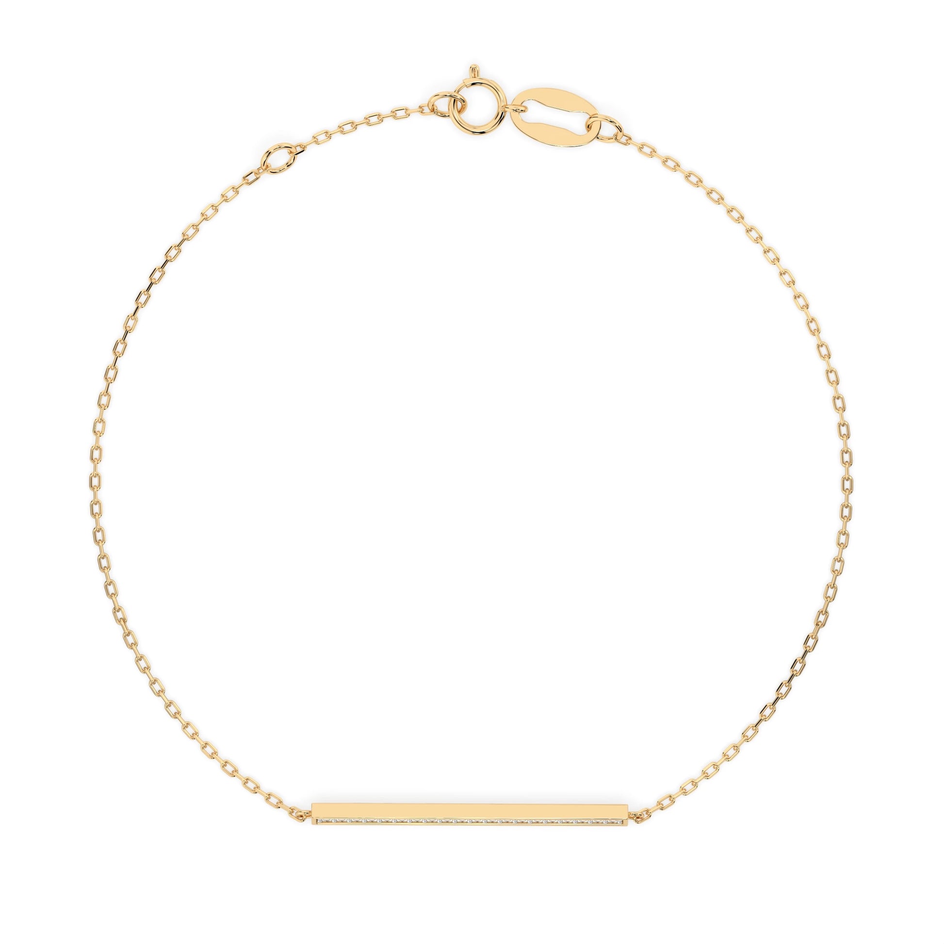 Minimalismus-Armband (Rund), 0.1 ct — 105-10017
