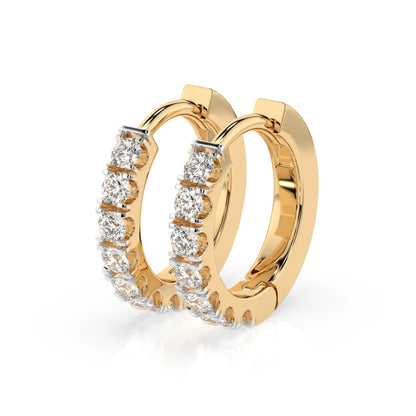 Eternity-Ohrringe (Rund), 0.42 ct — 102-10109(2.0)