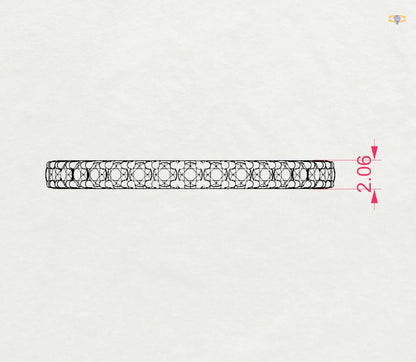 Eternity-Ring (Rund), 0.34 ct — 101-10044/1