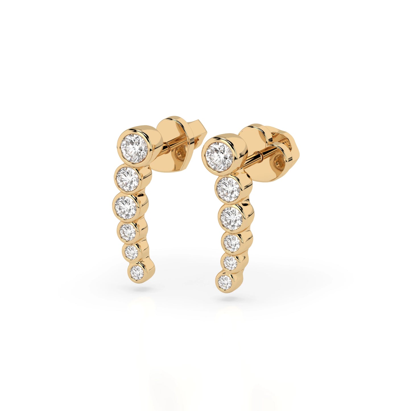 Eternity-Ohrringe (Rund), 0.03 ct — 102-10031