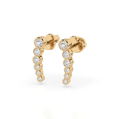 Eternity-Ohrringe (Rund), 0.03 ct — 102-10031