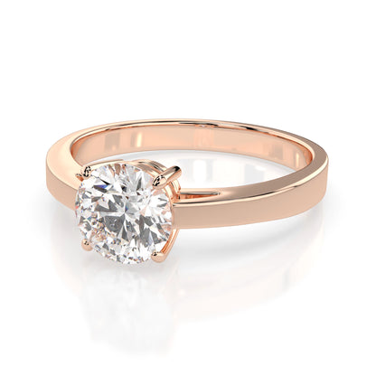 Solitär-Ring (Rund), 1.0 ct — 101-10012/1(6.5)