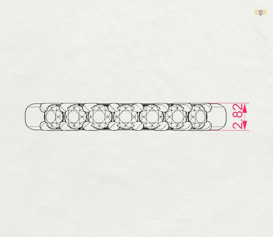 Eternity-Ring (Rund), 0.42 ct — 101-10098(2.5)