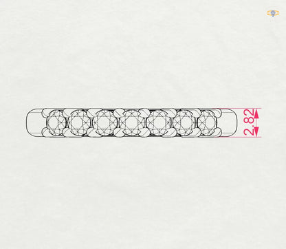Eternity-Ring (Rund), 0.42 ct — 101-10098(2.5)