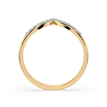 Minimalismus-Ring (Rund), 0.13 ct — 101-10161/1