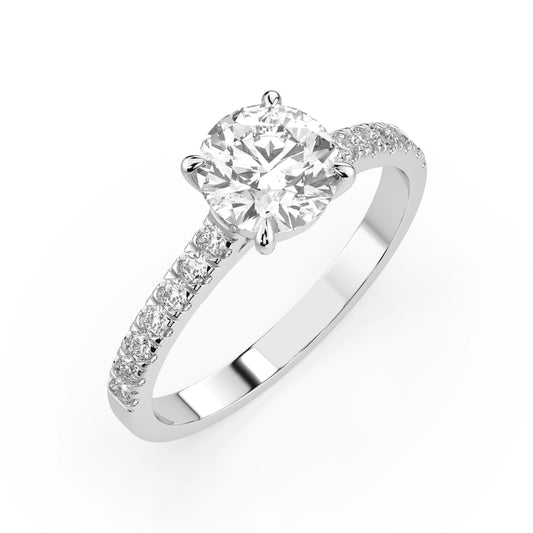 Solitär-Eternity-Ring (Rund), 0.7 ct — 101-10094(5.7)
