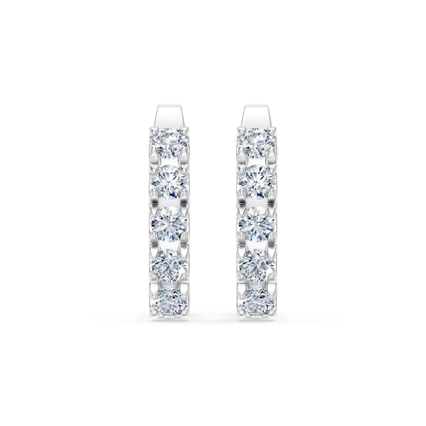 Eternity-Ohrringe, 0.6 ct — 102-10123(2.5)