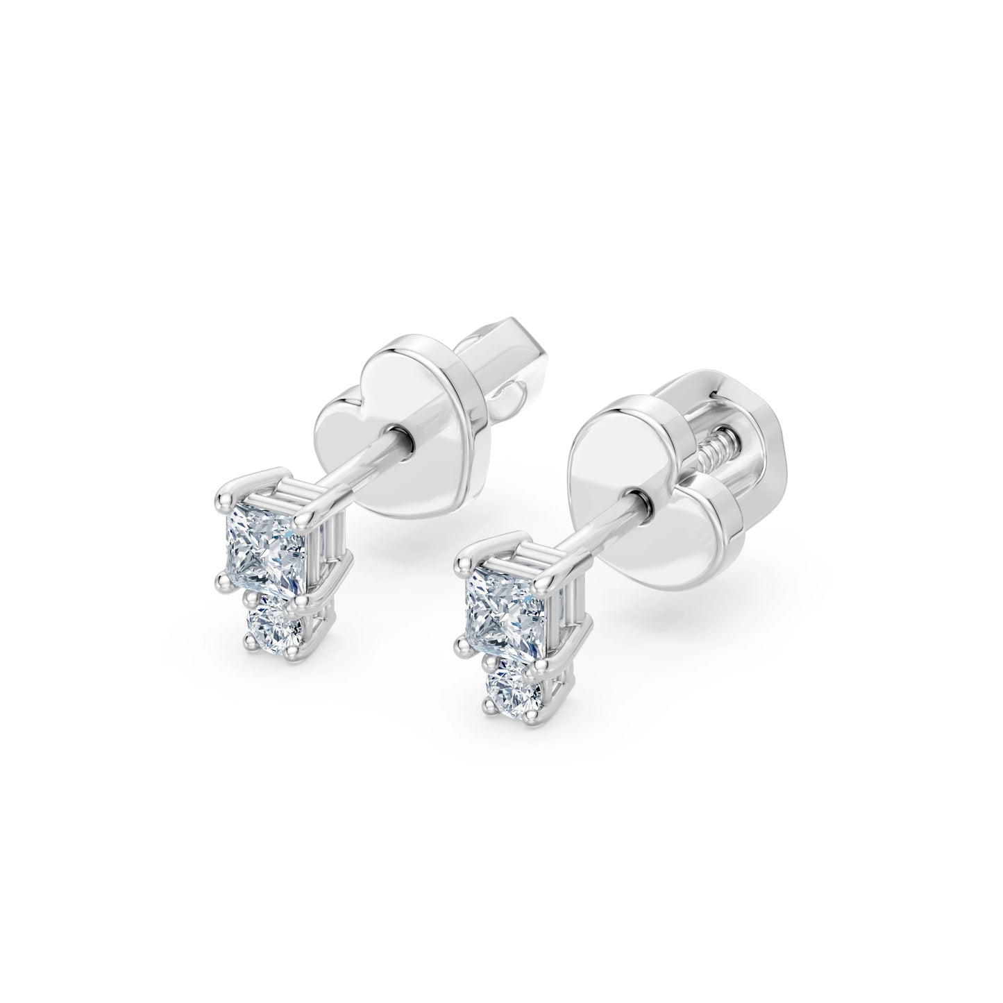 Minimalismus-Ohrringe, 0.2 ct — 102-10142 PR