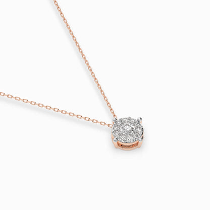Solitär-Eternity-Halskette (Rund), 0.1 ct — 104-10001(3.0)
