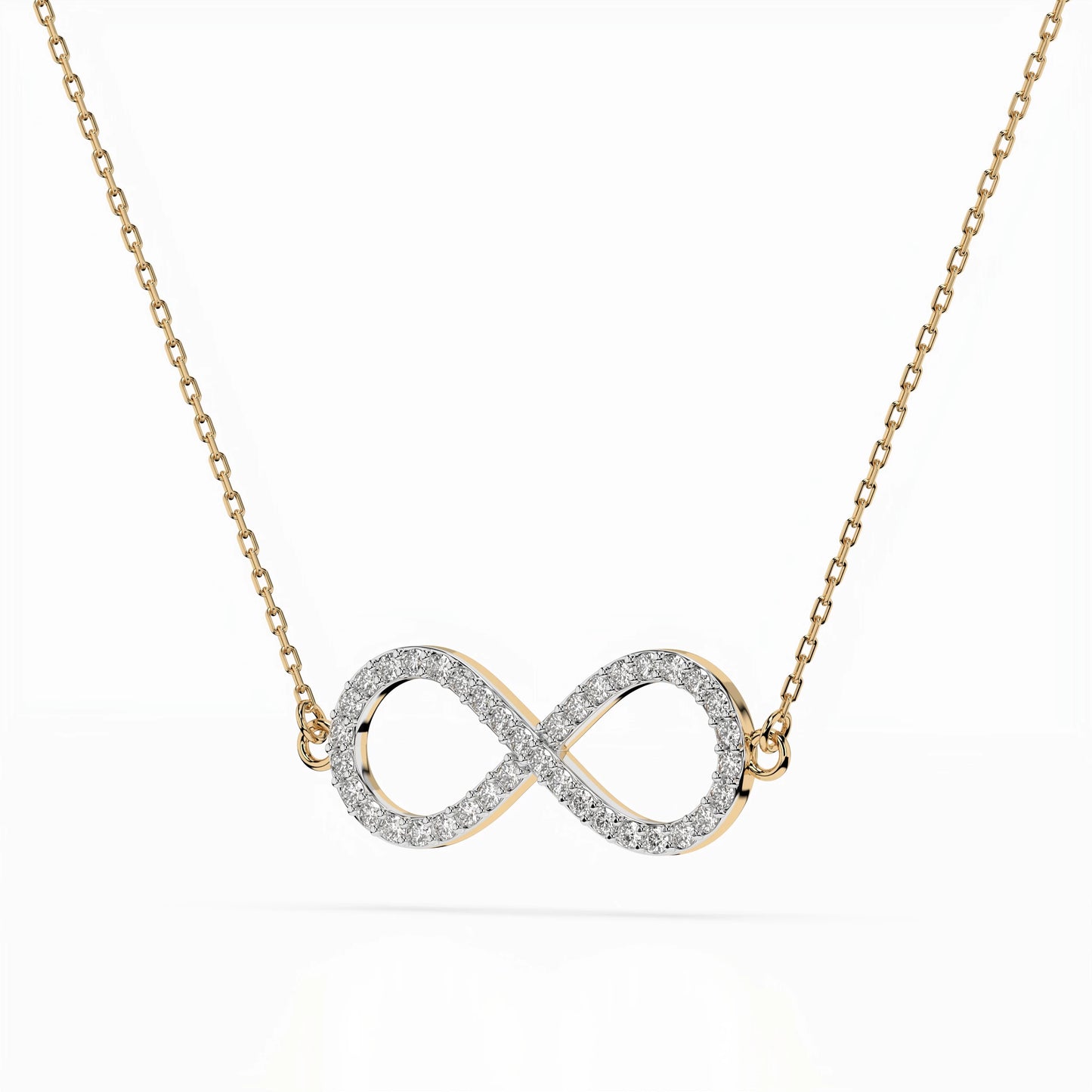 Minimalismus-Halskette (Rund), 0.19 ct — 104-10068