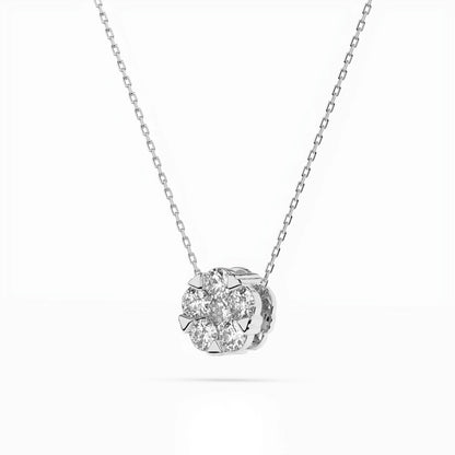 Illusion-Halskette (Rund), 0.15 ct — 104-10033(3.4)