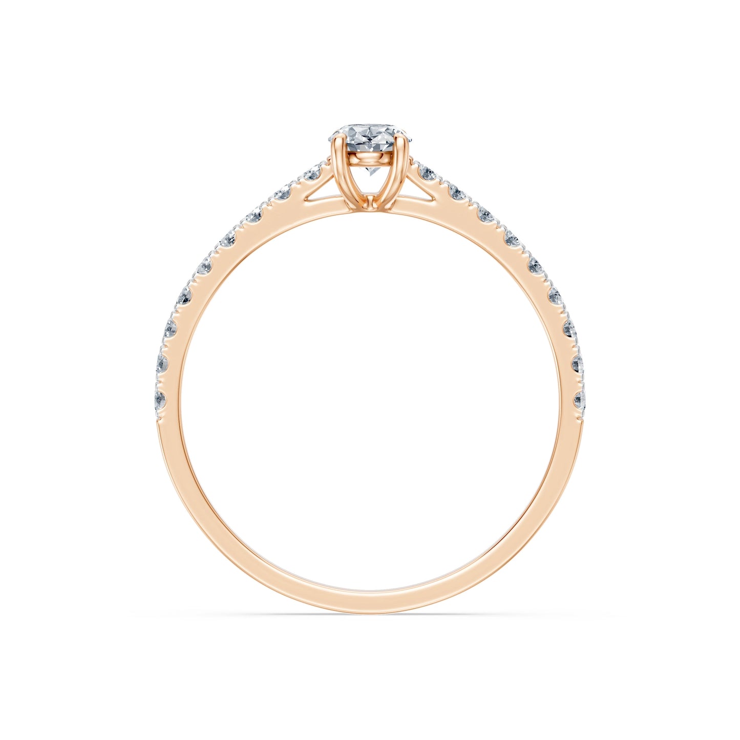 Solitär-Eternity-Ring, 0.3 ct — 101-10191(0.30)OV