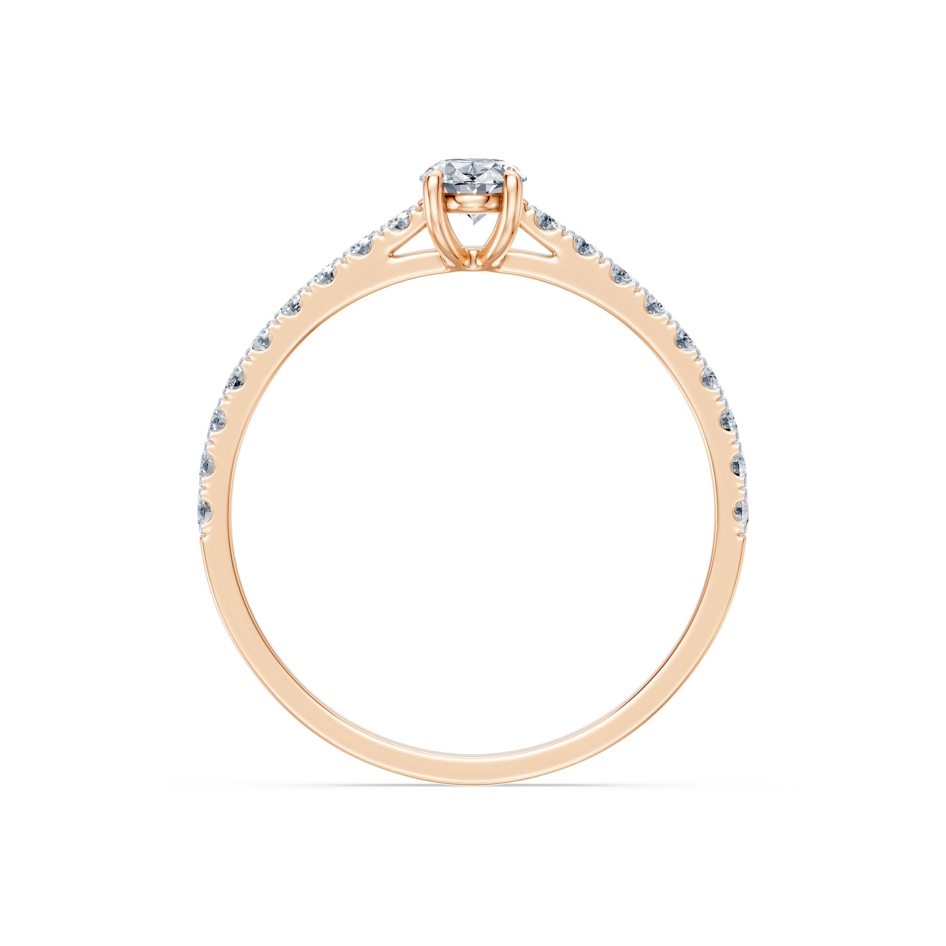 Solitär-Eternity-Ring, 0.3 ct — 101-10191(0.30)OV