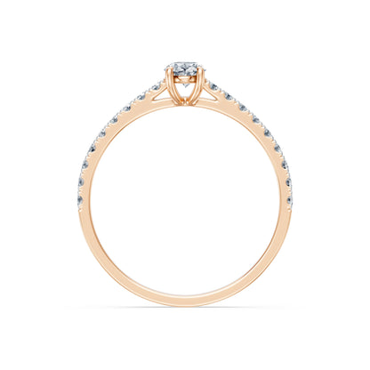 Solitär-Eternity-Ring, 0.3 ct — 101-10191(0.30)OV
