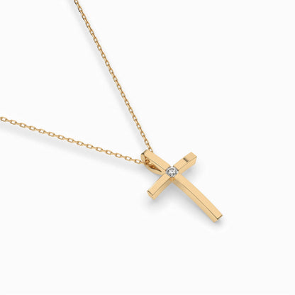 Minimalismus-Halskette (Rund), 0.03 ct — 104-10031