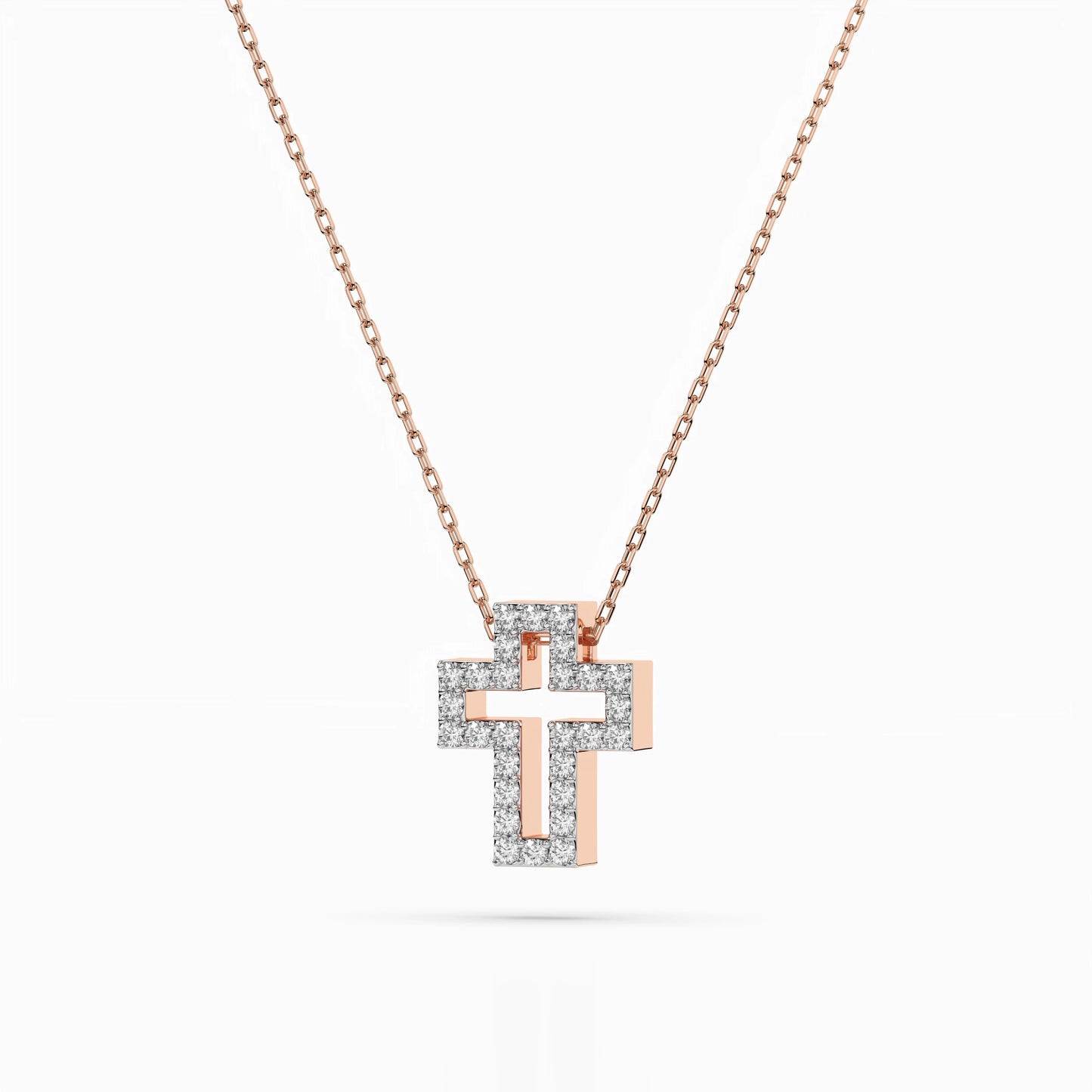 Minimalismus-Halskette (Rund), 0.17 ct — 104-10030