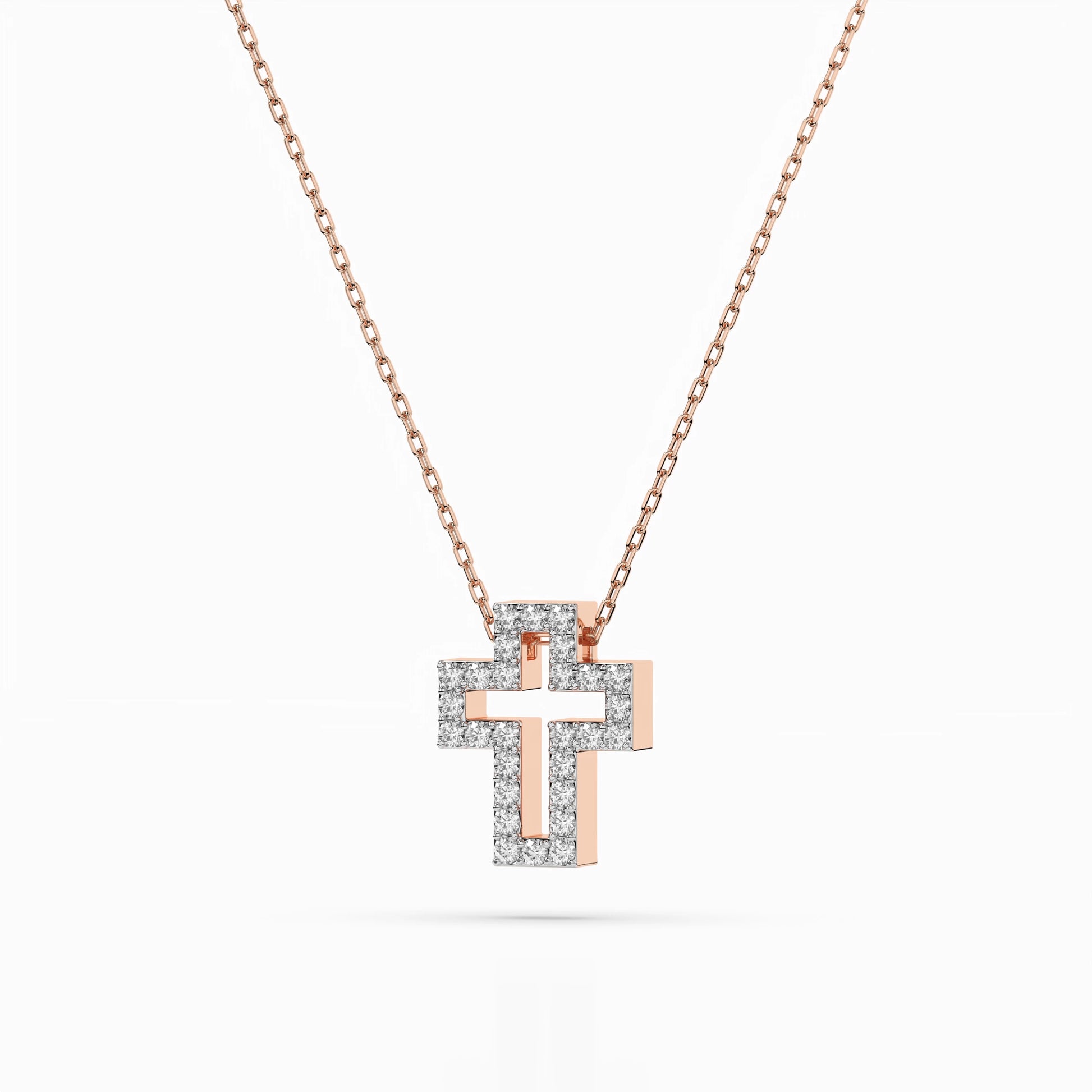Minimalismus-Halskette (Rund), 0.17 ct — 104-10030