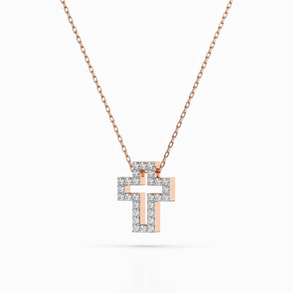 Minimalismus-Halskette (Rund), 0.17 ct — 104-10030