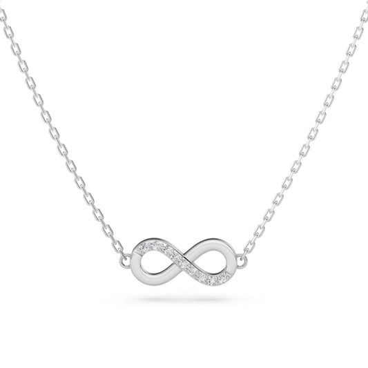 Minimalismus-Halskette (Rund), 0.05 ct — 104-10072